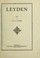 Cover of: Leyden
