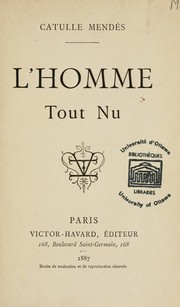 Cover of: L'homme tout nu