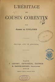 Cover of: L'héritage du cousin Corentin