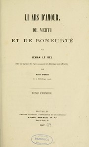 Cover of: Li ars d'amour, de vertu et de boneurté