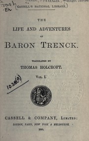 Cover of: The life and adventures of Baron Trenck by Friedrich Freiherr von der Trenck