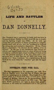 Cover of: Life & battles of Sir Dan Donnelly: champion of Ireland