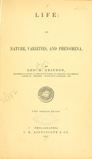 Cover of: Life by Leo H. Grindon