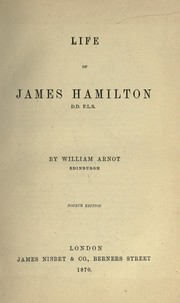 Cover of: Life of James Hamilton