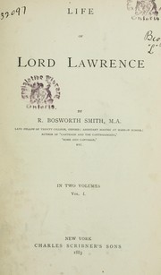 Cover of: Life of Lord Lawrence by R. Bosworth Smith