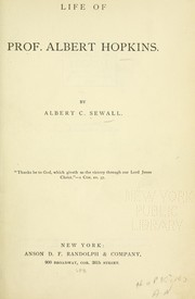 Life of Prof. Albert Hopkins by Albert Cole Sewall