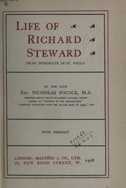 Cover of: Life of Richard Steward