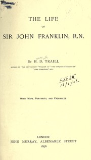 Cover of: The life of Sir John Franklin
