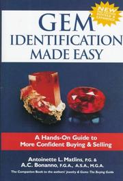 Cover of: Gem Identification Made Easy, 2nd Edition by Antoinette L. Matlins, Antonio C. Bonanno