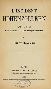 Cover of: Guerre de 1870