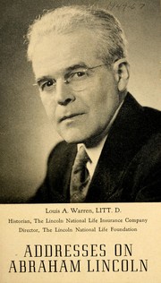 Cover of: The Lincoln contacts of Louis A. Warren