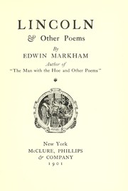 Cover of: Lincoln & other poems
