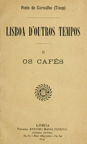 Cover of: Lisboa d'outros tempos [por] Pinto de Carvalho (Tinop)