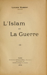 Cover of: L'islam et la guerre