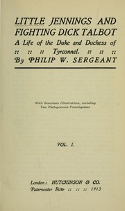 Cover of: Little Jennings and Fighting Dick Talbot by Philip Walsingham Sergeant