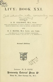 Cover of: Livy, Book 21 by Titus Livius