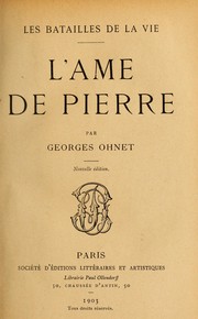 Cover of: L'âme de Pierre