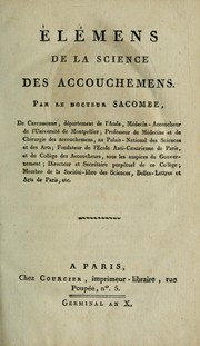 Cover of: Élémens de la science des accouchemens