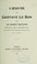 Cover of: L'Oeuvre de Gustave Le Bon