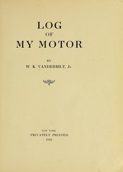 Cover of: Log of my motor