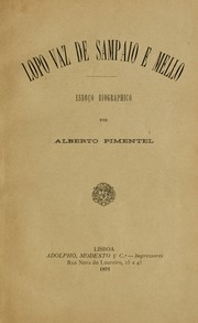 Cover of: Lopo Vaz de Sampaio e Mello | Pimentel, Alberto