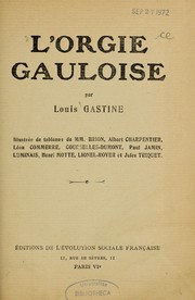 Cover of: L'Orgie gauloise