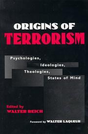 Origins of Terrorism by Walter Reich