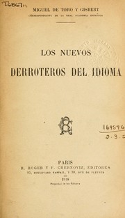 Cover of: Los nuevos derroteros del idioma