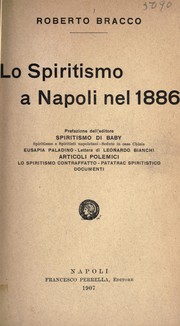 Cover of: Lo spiritismo a Napoli nel 1886