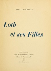 Loth et ses filles by Paul Lacomblez