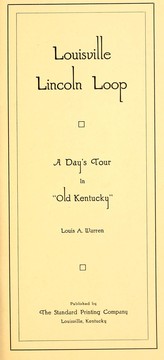 Cover of: Louisville Lincoln loop by Louis Austin Warren