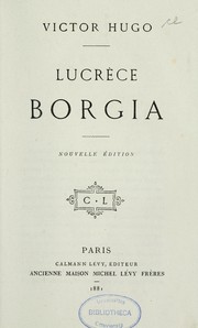 Cover of: Lucrèce Borgia by Victor Hugo