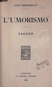 L' umorismo, saggio by Luigi Pirandello