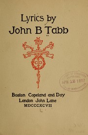 Cover of: Lyrics by John B. Tabb