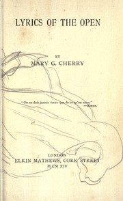 Cover of: Lyrics of the open