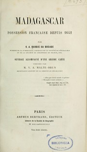 Cover of: Madagascar: Possession Française Depuis 1642