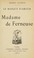 Cover of: Madame de Ferneuse