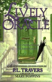 Cover of: A lively oracle by Ellen Dooling Draper and Jenny Koralek, editors.