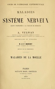 Cover of: Maladies du système nerveux...