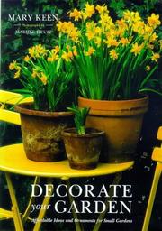 Cover of: Decorate your garden: affordable ideas and ornaments for small gardens