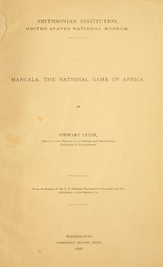 Cover of: Mancala: the national game of Africa