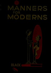 Cover of: Manners for moderns by Kathleen Black