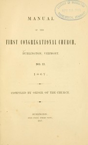 Cover of: Manual ... No. II, 1867