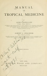 Cover of: Manual of tropical medicine