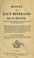 Cover of: Manuel des eaux minérales de la France, a l'usage des médecins, et des maladies qui les fréquentent