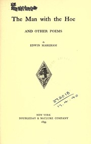 Cover of: The man with the hoe, and other poems