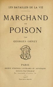 Cover of: Marchand de poison