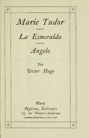 Cover of: Marie Tudor: La Esmeralda angelo