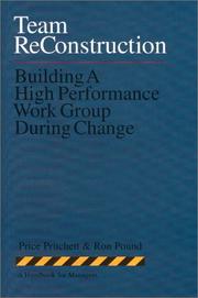 Cover of: Team Reconstruction by Price Pritchett