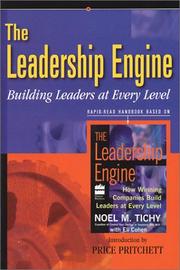 Cover of: Leadership Engine by Noel M. Tichy
